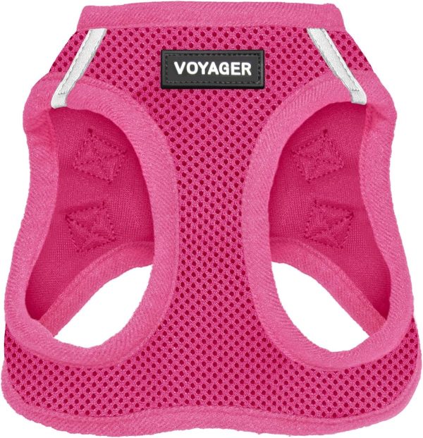 Voyager Step-in Air Mesh Pet Harness, Fuchsia