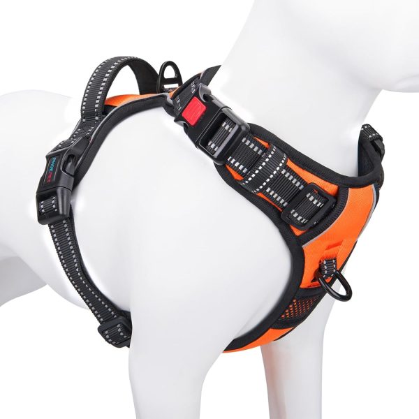 PHOEPET Reflective No Pull Dog Harness, Medium