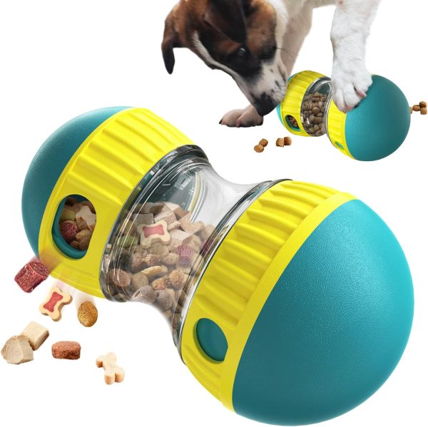 BSISUERM Green Adjustable Treat Dispensing Dog Toy