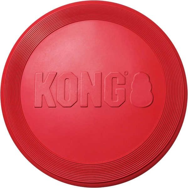 KONG Flyer: Durable Rubber Dog Fetch Disc