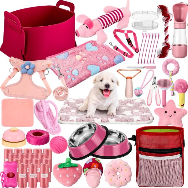Abbylike Puppy Starter Kit: 50 Pink Essentials