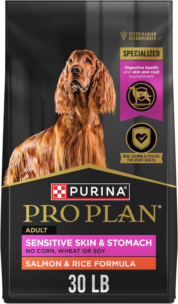 Purina Pro Plan Sensitive Salmon Dog Food, 30 lb